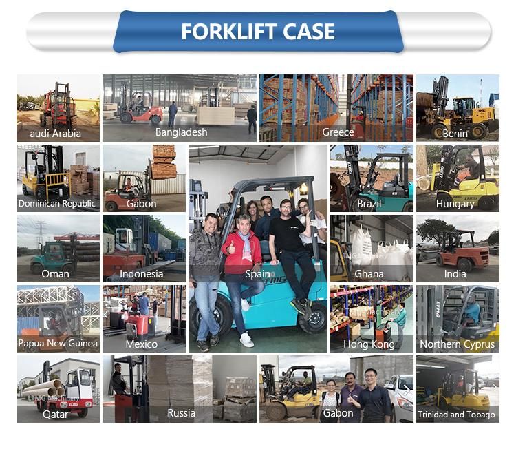 China Optional Engine Forklift Truck Ltmg 3.5t 4ton 5ton Wheel Diesel Forklift with Spare Parts