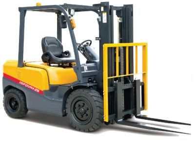 2500 Kg 2.5 Ton Mini Diesel Montacargas Forklift Truck with Optional Attachment