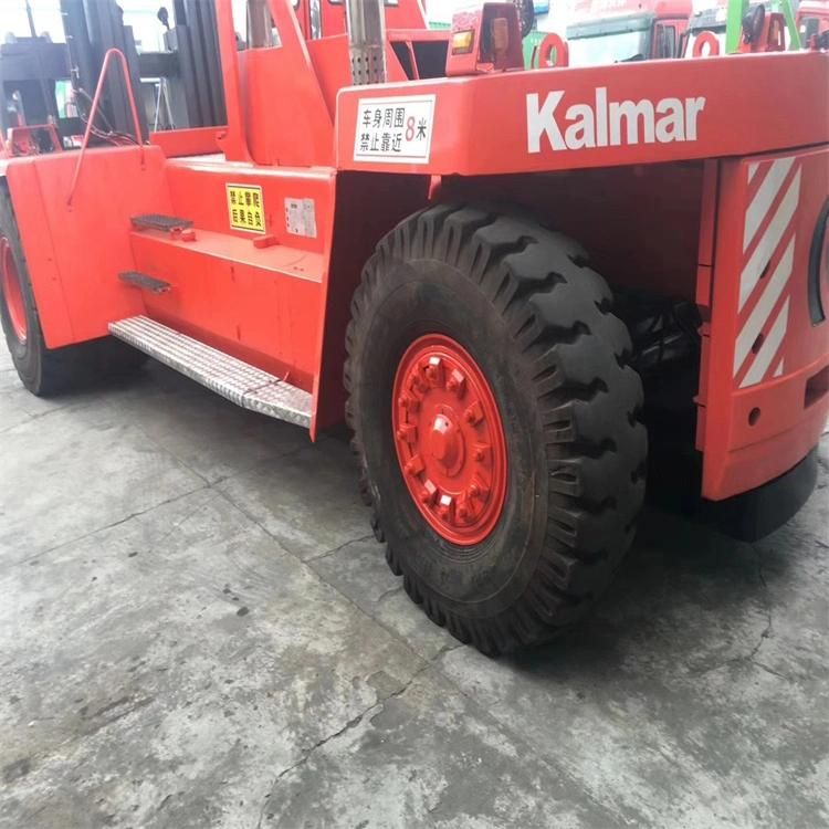 Second Hand Kalmar Forklift Truck Heavy Lift Truck Diesel Forklift Truck Can Move Sideways