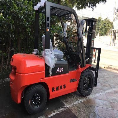 High Quality 3 Ton Diesel Mini Forklift with Two or Three Masts