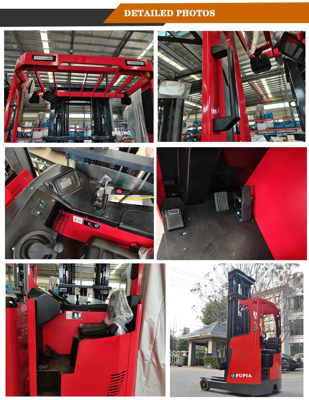 Factory Sale 1.6ton Fork Reachable Electric Reach Truck 8m High Lifter for Sale