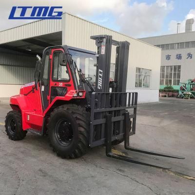 Hot Ltmg Rough All Trucks Diesel Price with Cabin Hard Terrain Forklift