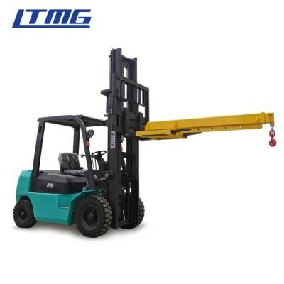 2 Ton 2.5ton 3ton Diesel Forklift Truck Wtih Crane Arm