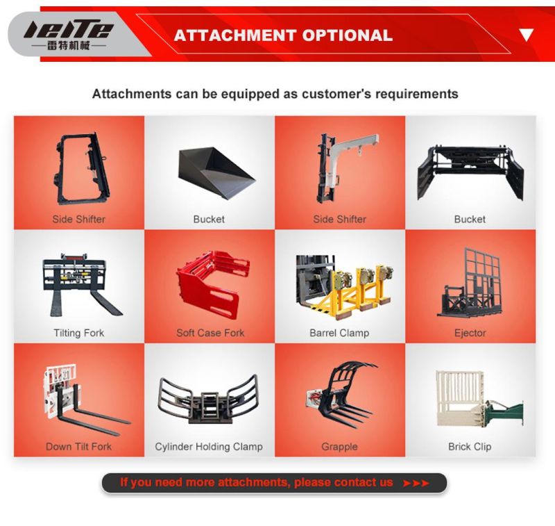 Non-Slip off-Road Tire 3.5 Ton All Rough Terrain off-Road Diesel Fork Lift Articulated Forklift