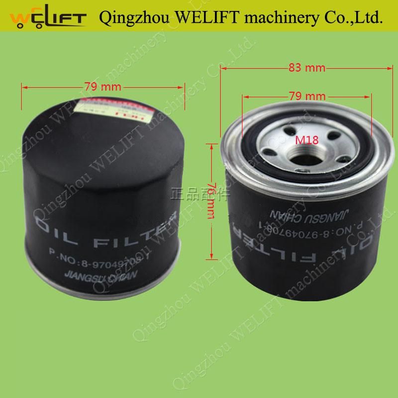 Forklift Spare Parts for Heli Oil Filter 8-94456741-1