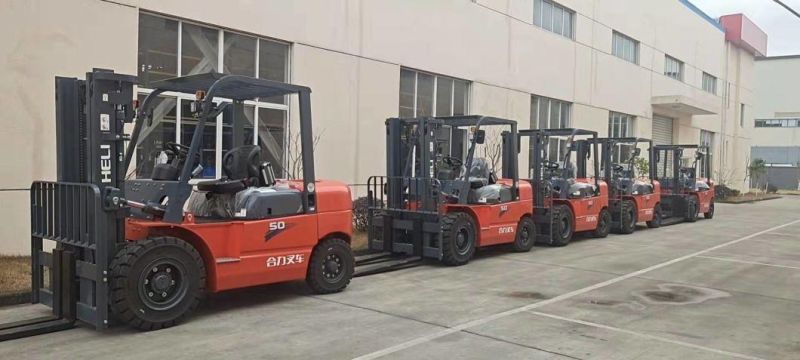 China Heli 5/6/7ton Diesel Forklift Cpcd50/60/70 with Side Shifter