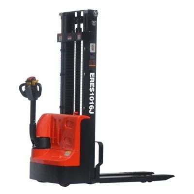 OEM ODM Everun ERES1016J 1ton Garden Machine New Battery Operated Forklift Pallet Stacker