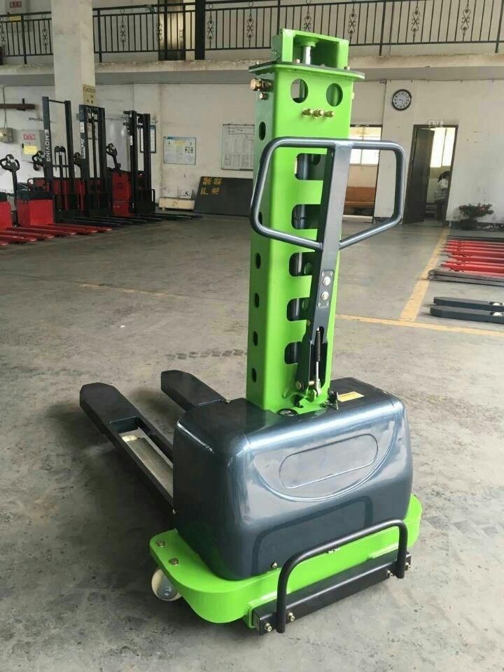 500kg Loading Capacity Self Loading Electric Forklift Stacker