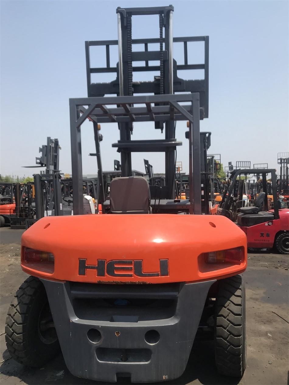 Heli 8ton Diesel Forklift Truck Heavy Duty Forklift with Side Shifter and Spare Parts Cpcd80