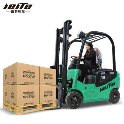 China Electric Forklift 1 Ton 1.5 Ton 2 Ton 3 Ton New Forklift Container Mast Side Shift 48V Forklift Electric Motor