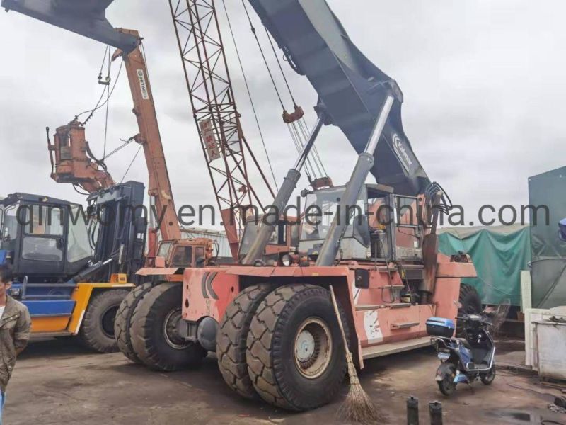 42ton 45ton Port Container Handler Kalmar Drf450 Dock Reach Stacker for Sale