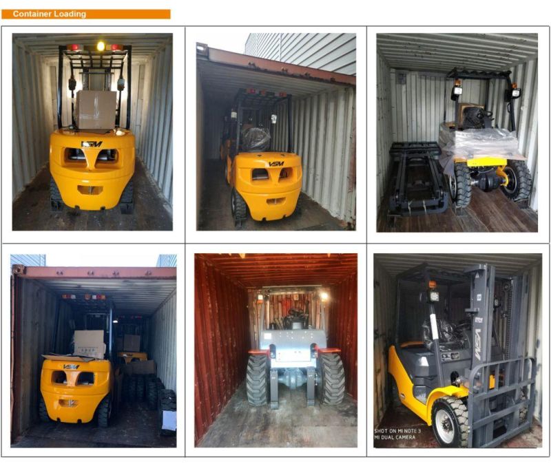 Vsm 1.5ton Gasoline/LPG Forklift with Nissan Engine, 1500kgs Gas/LPG Forklift, Forklift Truck, Cpq15,