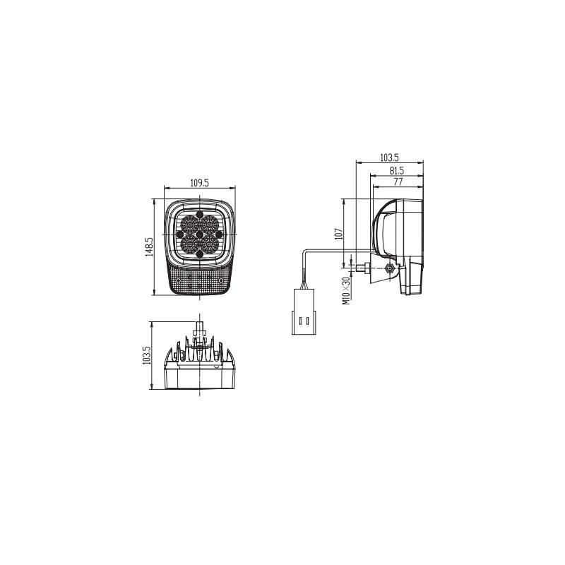 Forklift Parts Forklift Lamp Bfp18001
