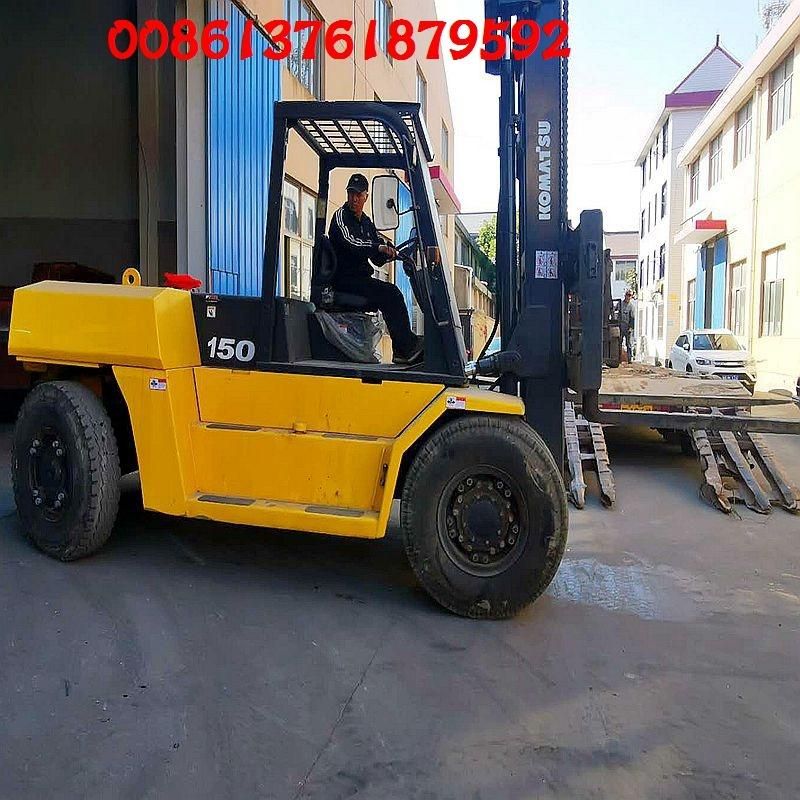 Komatsu Fd150 Pallet Lift Truck Used Japan Forklift 15000kgs