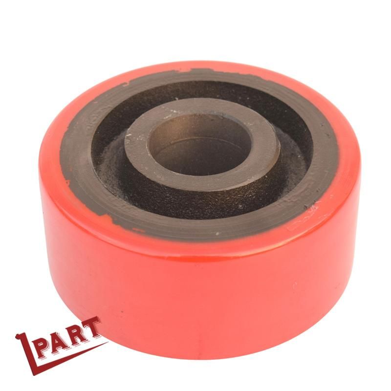Forklift Spare Parts Polyurethane Balance Wheel 127X57/60mm