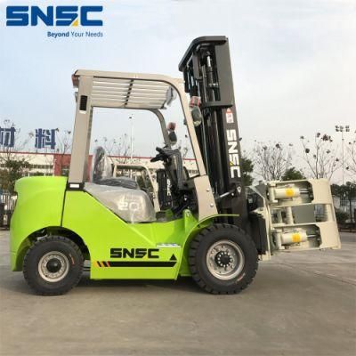 2t Fork-Lift with 6m Lifting Height Mast Paper Roll Clamp