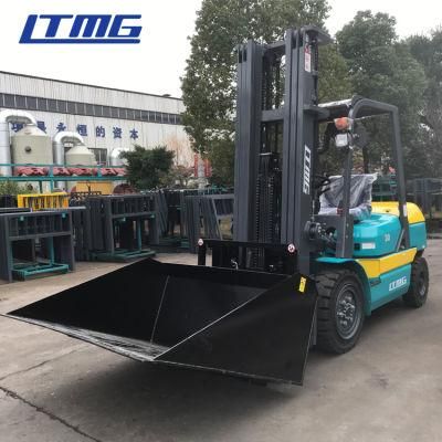 2 Ton 3 Ton Diesel Forklift Truck with Tipping Device Bucket