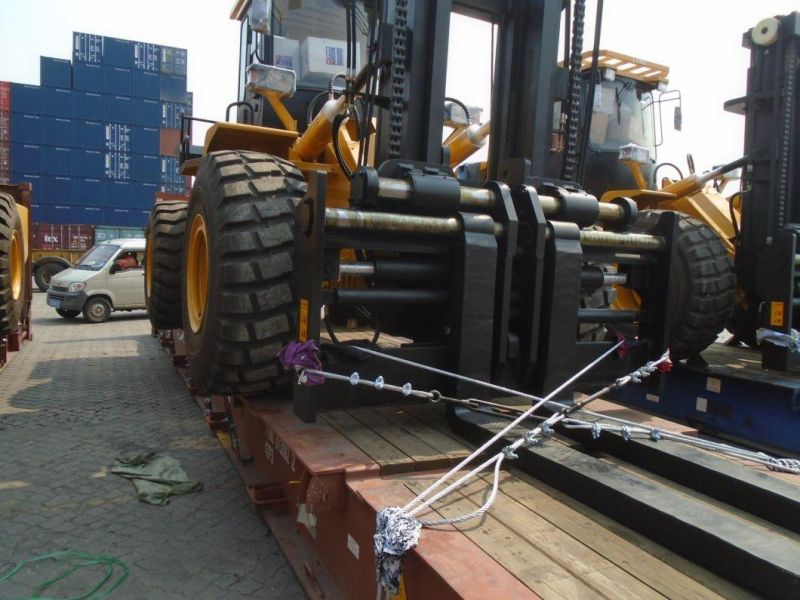 Ltmg 20 Ton Super Rough Terrain Forklift with Close Cab and Heater