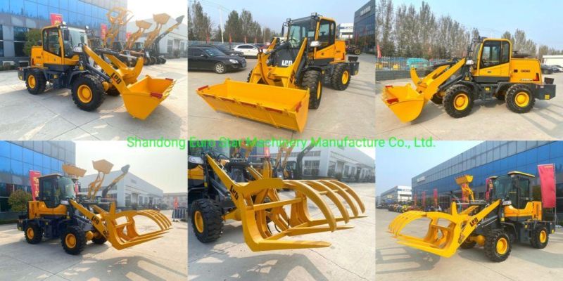 Ez936f 3t Wheel Forklift Truck Small Loader Multi Functional Mini China Forklift for Manufacturer Construction Medium Bucket Machinery Compact Front Loader