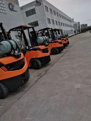 China Made 2 Ton 2.5 Ton 2t Gasoline/LPG Truck Forklift Manufacturer (CPQYD30)