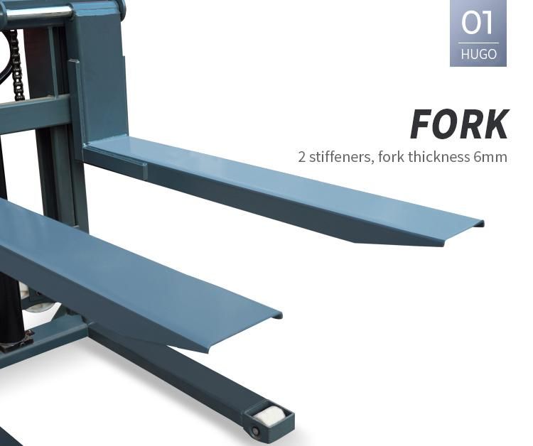 Hand Hydraulic Fork Lift Type Manual Stacker