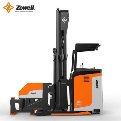 Zowell New Pallet Stacker Very Narrow Aisle Forklift 1.6t