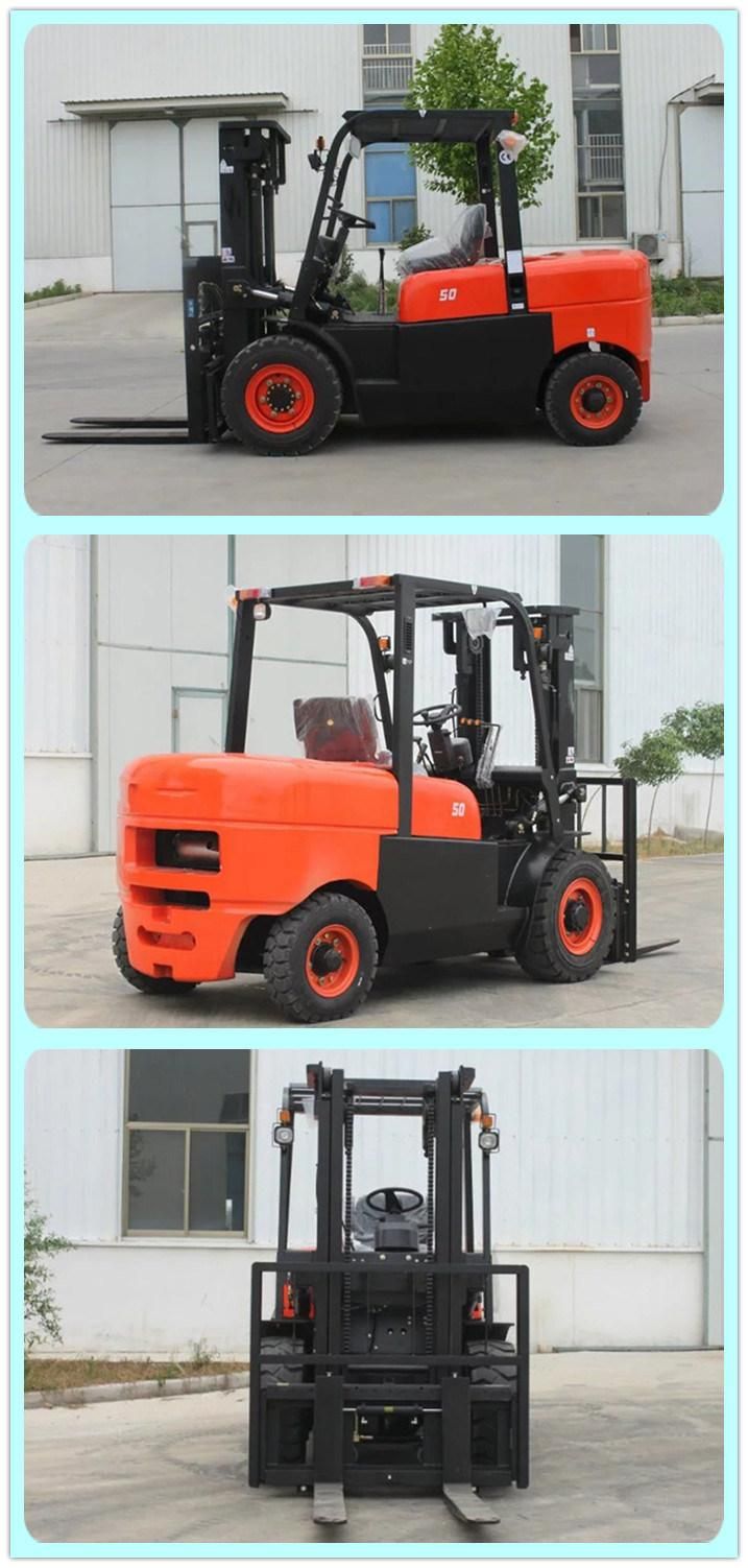 5 Ton Diesel Forklift Truck Lifting Machinery