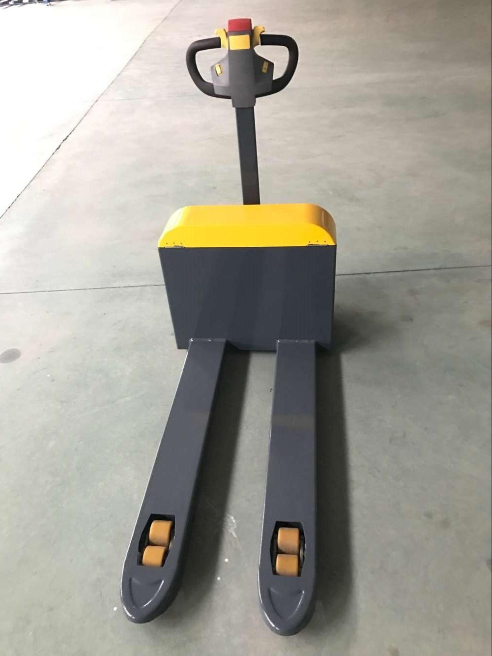 DC Motor Economical Battery Operated 1.5-2.0 Ton Load Capacity Electric Pallet Truck