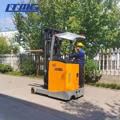 China 1500kg Electric Stand up Double Deep 1.2 T Truck Stacker Reach Stack Forklift