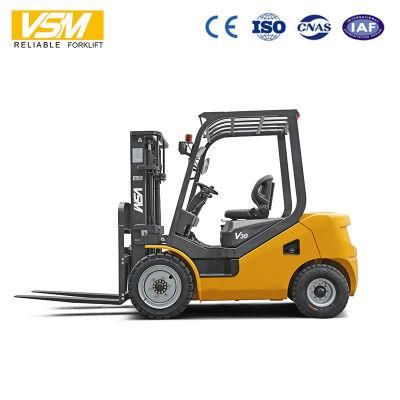 Vsm 3.0ton 3000kg Diesel Forklift Truck 3m/4.5m/5m/6m Lifting Height