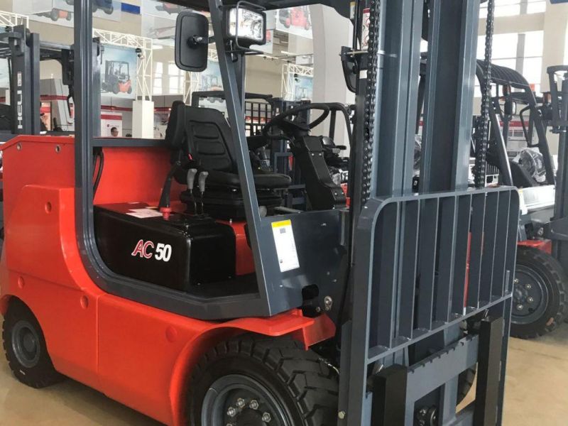 Heli 5 Ton China Material Handling Equipment Cpd50 Electric Forklift with Side Shifter