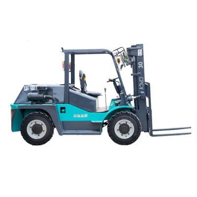 Hot Huaya 2022 China Crosscountry All Terrain 4X4 off Road Price Equipment Forklift FT4*4h