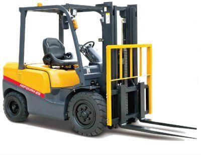 China Automatic 2.5 Ton Diesel Engine Forklift with Side Shifter