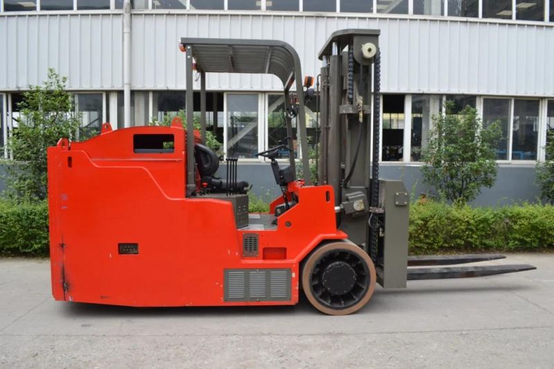 Lifting Equipment 4 Wheels Battery Cold Room Electric Forklift with Battery Discharge Indicator