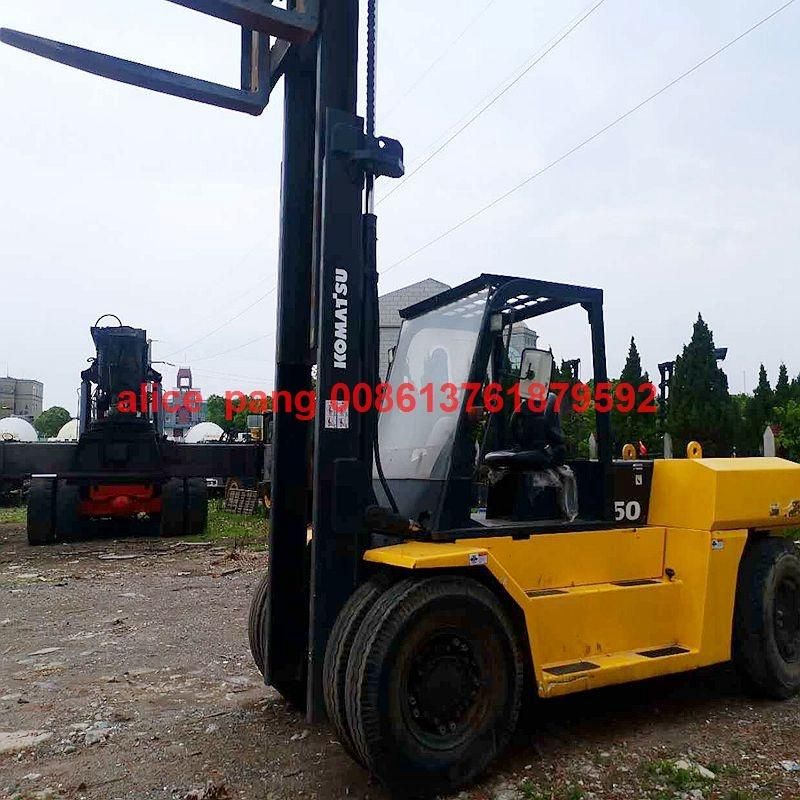 15ton Japan Used Komatsu Fd150 Heavy Duty Diesel Forklift for Sale