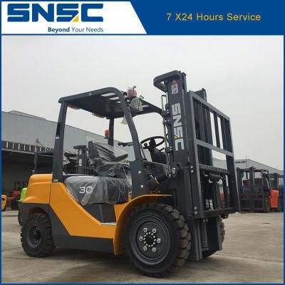 Snsc 3ton Diesel Powered Container Forklift Price