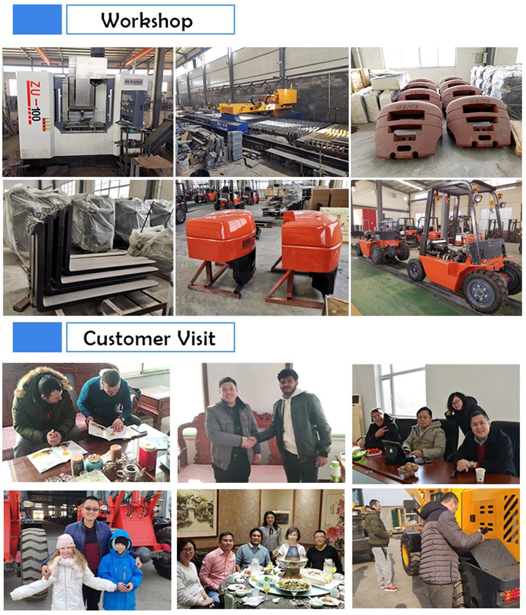Fuel-Efficient Safety High Loading Articulated Fork Forklift Factory