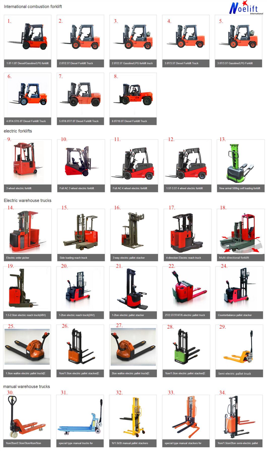 1.2t 1.5t Electric Reach Truck Narrow Aisle 4.5m Triplex Mast