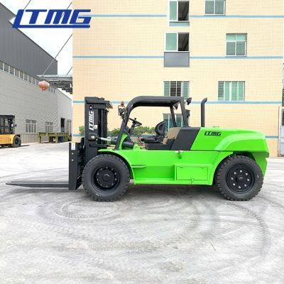 China Container Mast 10ton Diesel Forklift with Side Shifter Fork Positioner