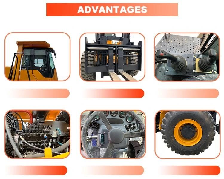 2WD/ 4WD Rough Fast Driving Speed 2WD All Terrain Forklift