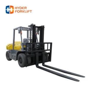Big 7 Tons Diesel Forklift with 3m Lifting Height in Stock