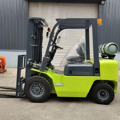 Chinese 3000kg Propane Indoor Counterbalance Gasoline Forklift with Gasoline Engine