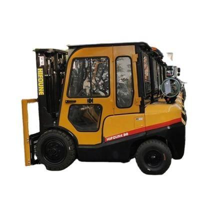 Unitcm Diesel Forklift with Cab Engine Mitsubishi Truck Fd30t Forklift