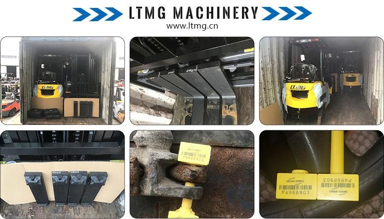 Ltmg 1.5ton LPG Gasoline Forklift with Optional Solid Tyre