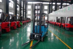 Hot! Three Solid Wheel Electric Fork Lift for Warehouse Container