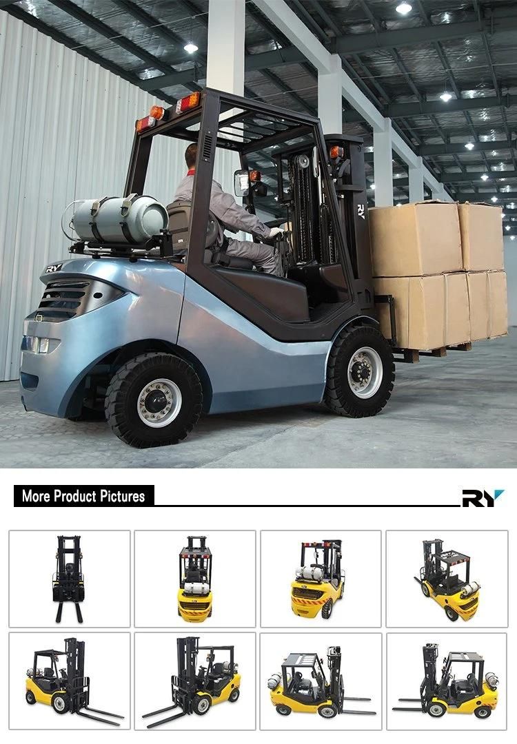 3500kg Gasoline Forklift with Nissan K25 Engine