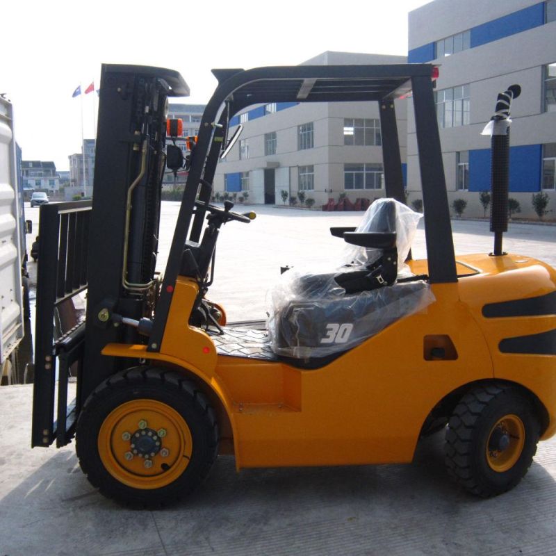 Huahe 3m Lifting Height 3 Ton Mini Diesel Forklift Hh30z in Stock
