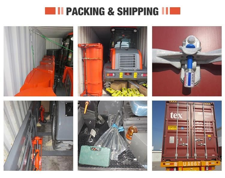 2.5t Erdf25 Diesel Forklift Everun Mini Forklift Euro5 EPA4 Small Forklift Warehouse Loader with CE