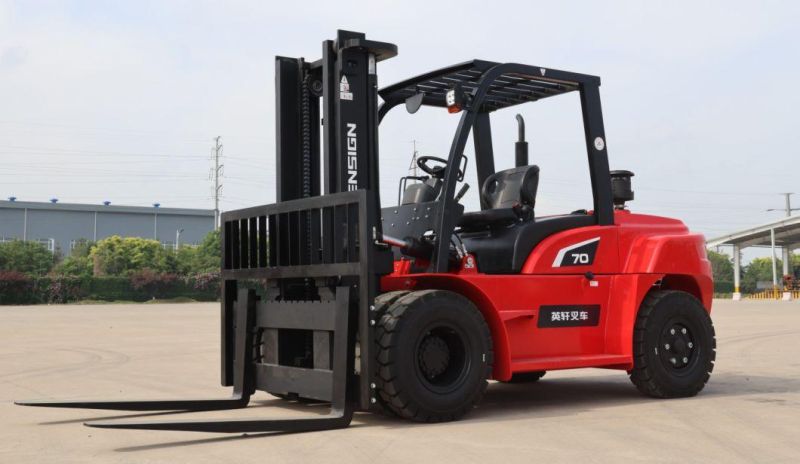 7 Ton Hydraulic Diesel Forklift with High Quality Engine