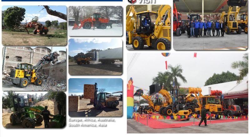 Chinese Log Grapple Diesel Fork Lift Mr35y Rough Terrain Forklift
